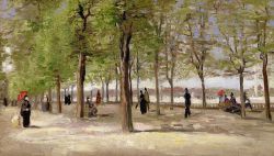 G Van Gogh. Jardin du Luxembour. 1886